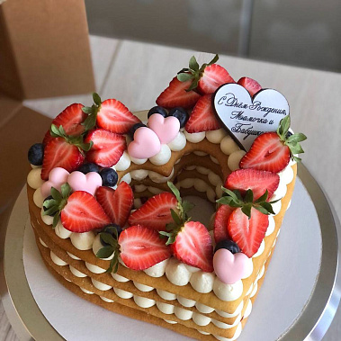 Торт «Сердце» купить - орел.сладкоежкин.рф